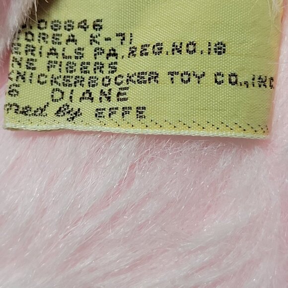 Vintage Applause Diane Pink Cat 9 inch Plush Chubby Kitty Stuffed Animal Toy - Picture 11 of 12